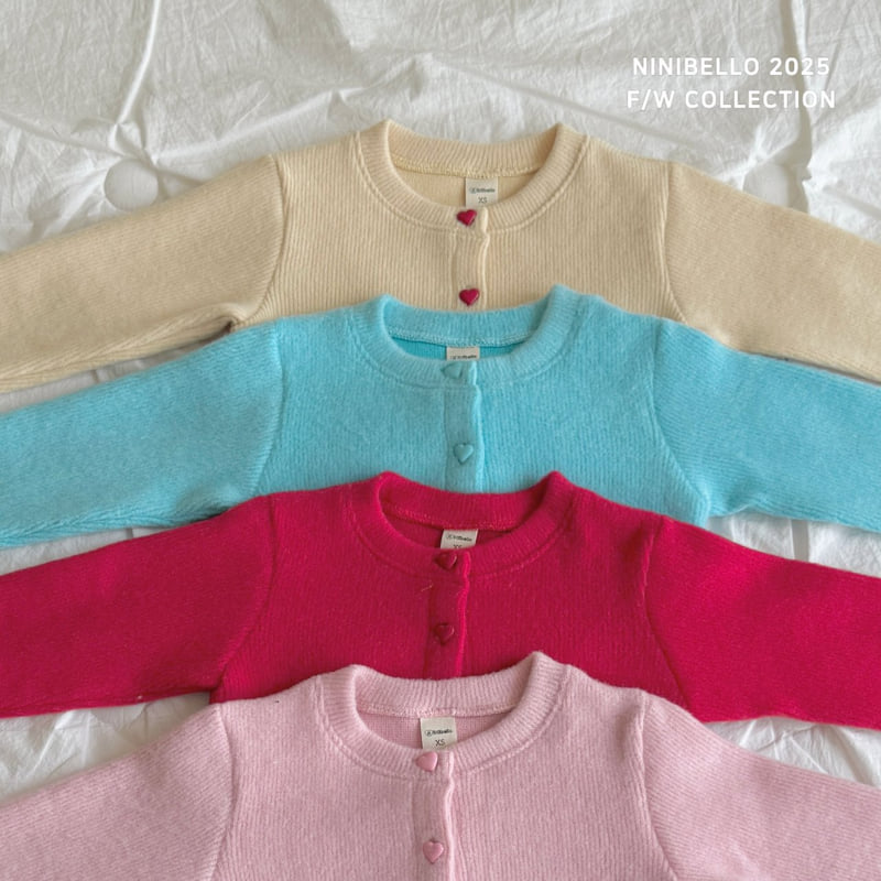 Ninibello - Korean Children Fashion - #littlefashionista - Candy Heart Cardigan - 4