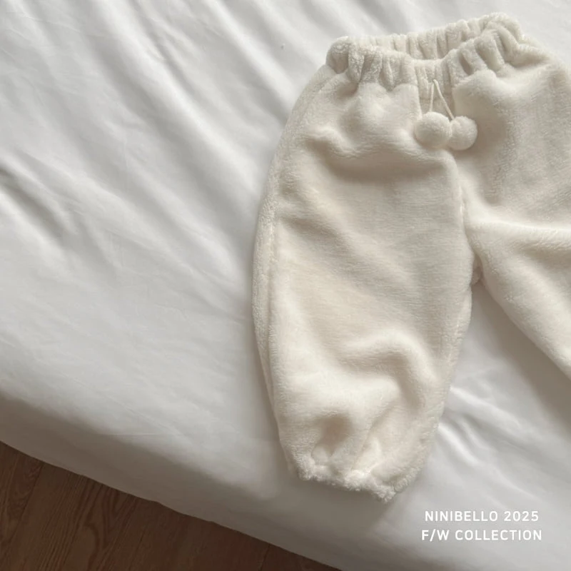 Ninibello - Korean Children Fashion - #minifashionista - Pongpong Fleece Pants - 6