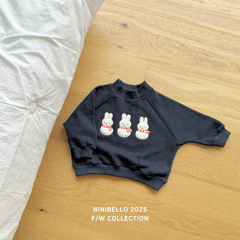 Ninibello - Korean Children Fashion - #minifashionista - Snowman Raglan Sweatshirt - 8