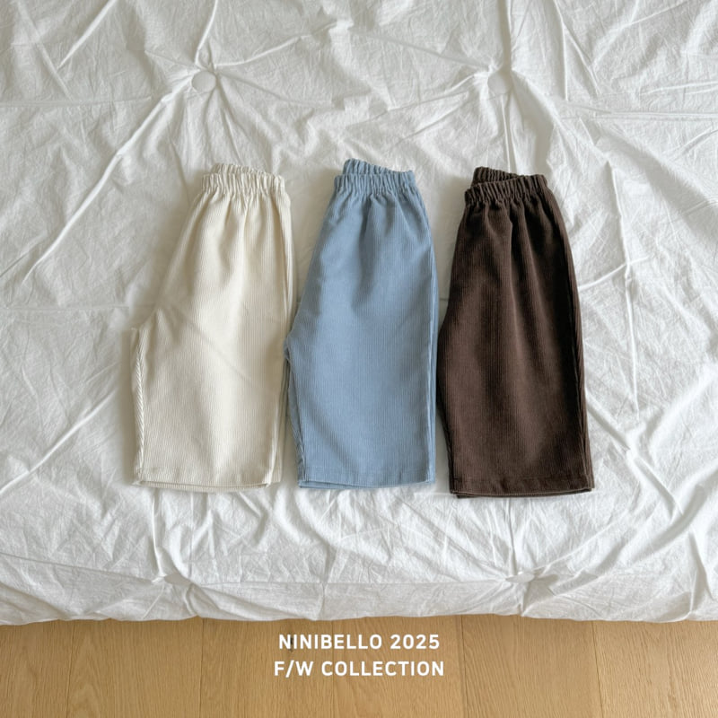 Ninibello - Korean Children Fashion - #minifashionista - Mood Corduroy Pants