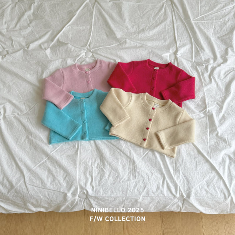 Ninibello - Korean Children Fashion - #minifashionista - Candy Heart Cardigan - 5