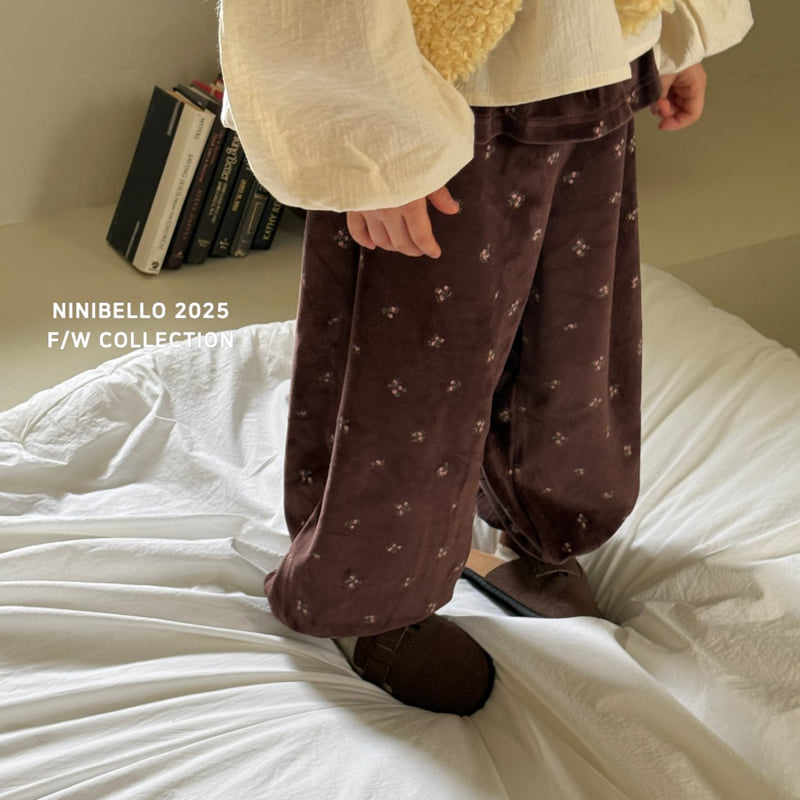 Ninibello - Korean Children Fashion - #prettylittlegirls - Vintage Flower Pants - 11