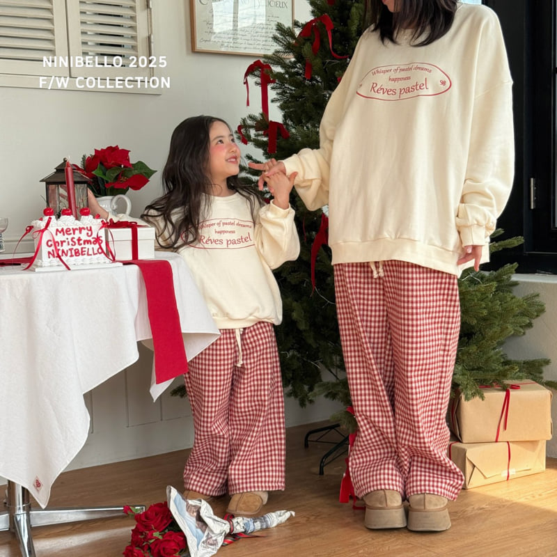 Ninibello - Korean Children Fashion - #prettylittlegirls - Cozy Check Pants - 9