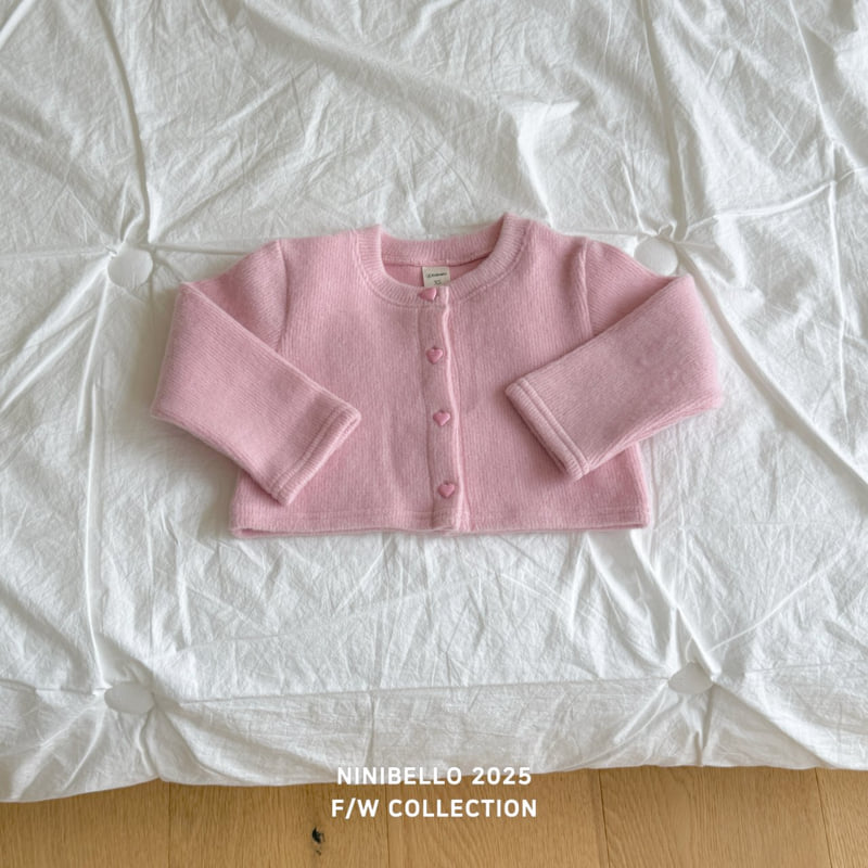 Ninibello - Korean Children Fashion - #prettylittlegirls - Candy Heart Cardigan - 6