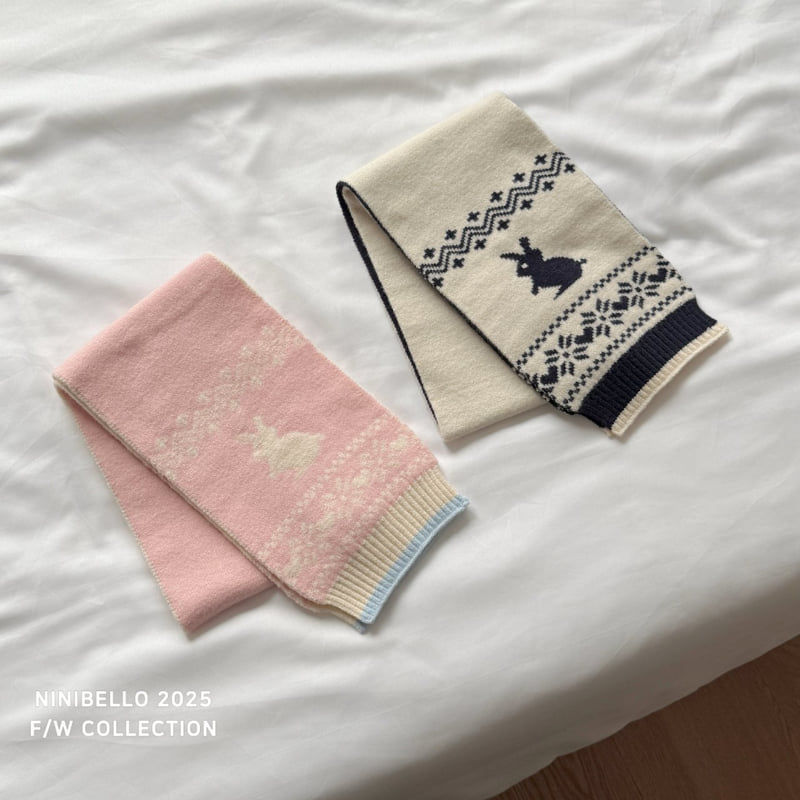 Ninibello - Korean Children Fashion - #stylishchildhood - Bunny Nordic Muffler