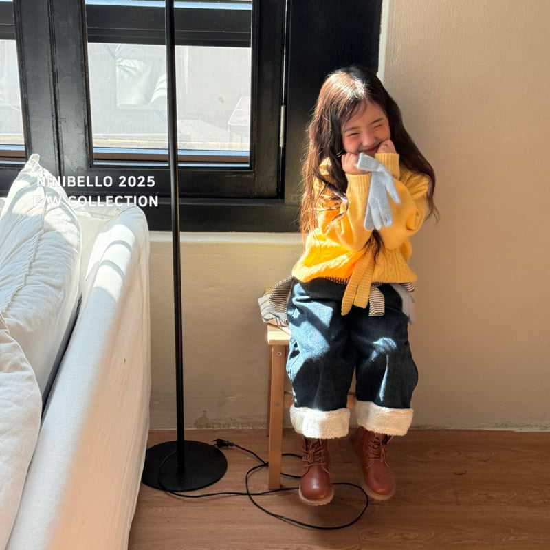 Ninibello - Korean Children Fashion - #toddlerclothing - Chacha Cape Knit Set - 10