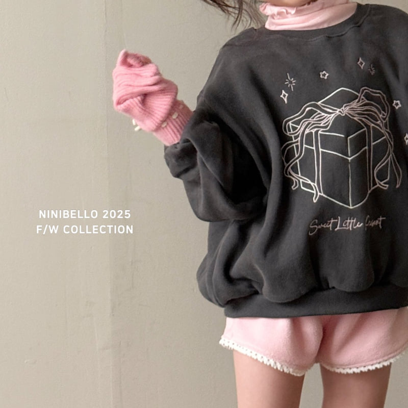 Ninibello - Korean Children Fashion - #toddlerclothing - Gift Box Sweatshirt - 12