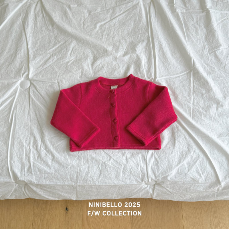 Ninibello - Korean Children Fashion - #toddlerclothing - Candy Heart Cardigan - 8
