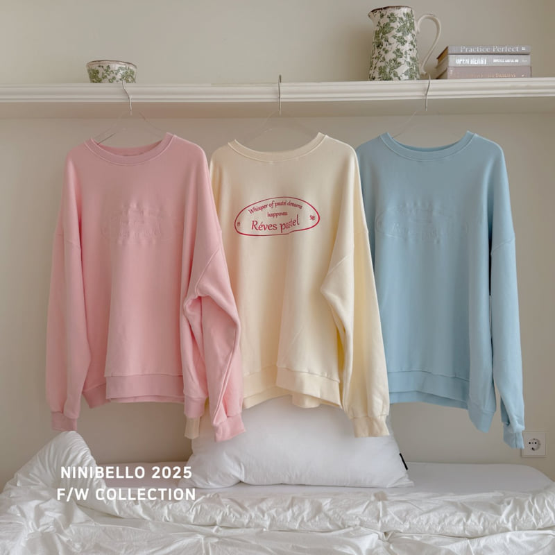 Ninibello - Korean Women Fashion - #momslook - Adult Pastel Sweatshirt