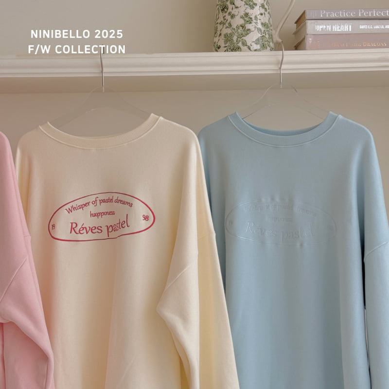 Ninibello - Korean Women Fashion - #momslook - Adult Pastel Sweatshirt - 2