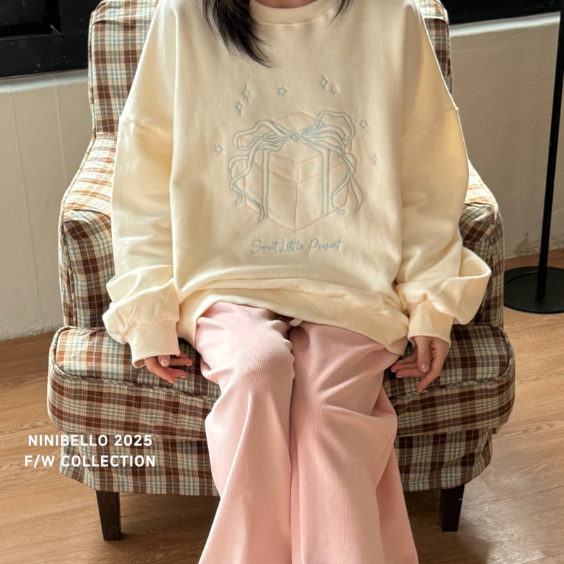 Ninibello - Korean Women Fashion - #momslook - Adult Gift Box Sweatshirt - 9