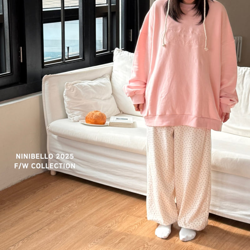 Ninibello - Korean Women Fashion - #momslook - Adult Pattern Warm Velour Pants - 5