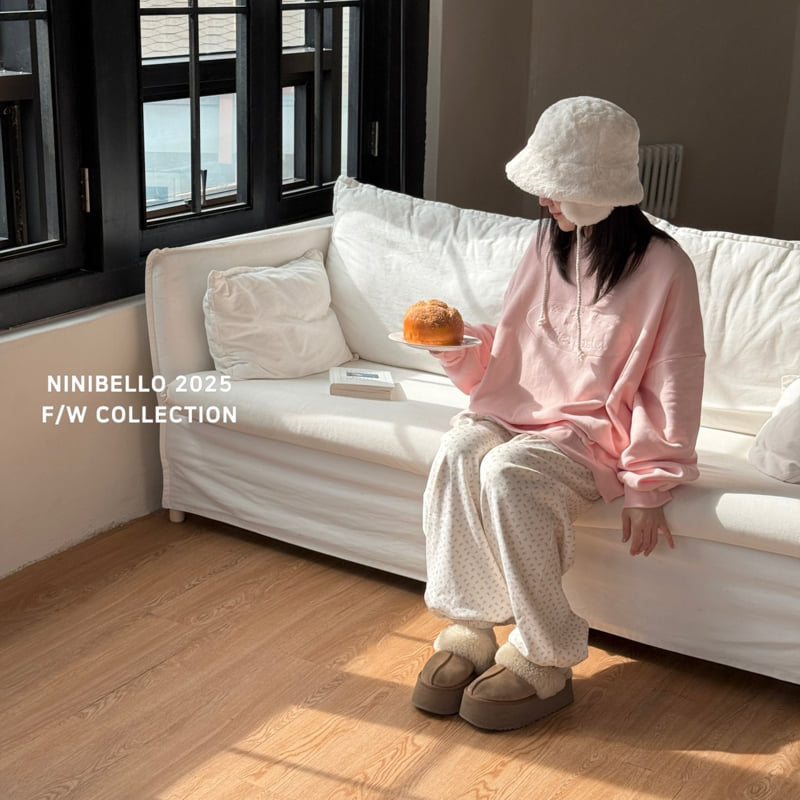 Ninibello - Korean Women Fashion - #momslook - Adult Pattern Warm Velour Pants - 7