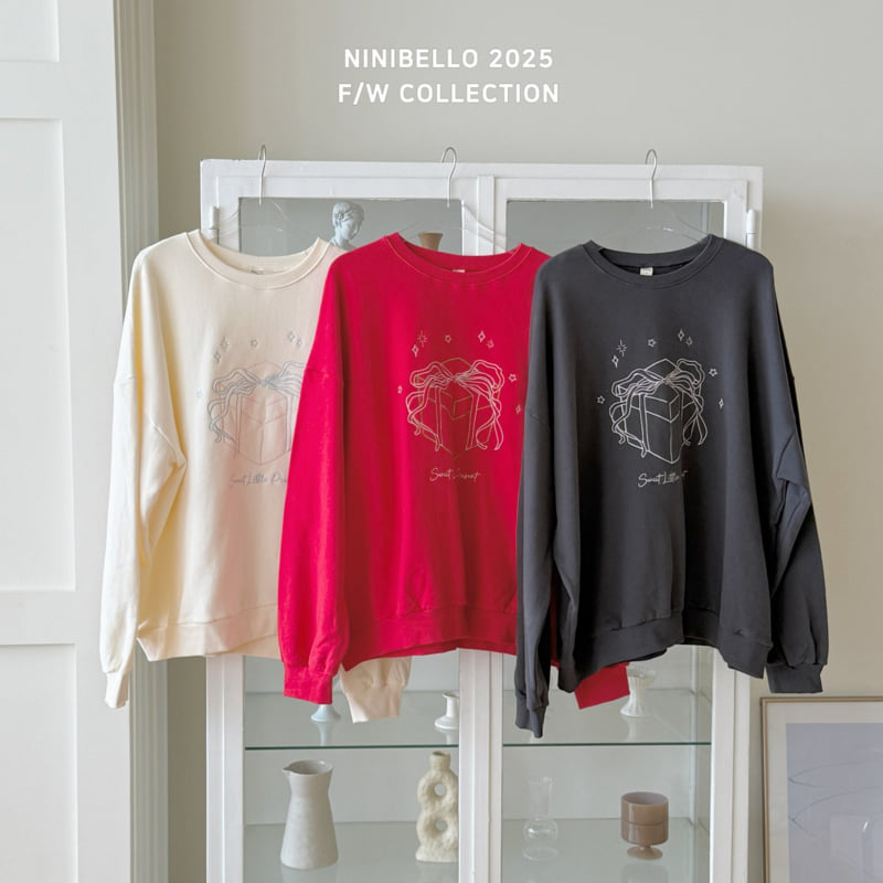 Ninibello - Korean Women Fashion - #womensfashion - Adult Gift Box Sweatshirt - 2