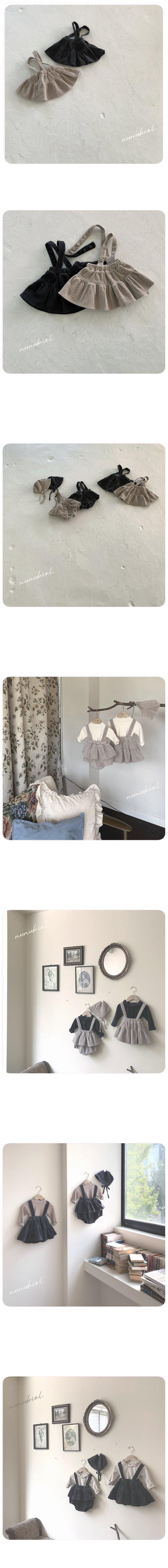 Nunubiel - Korean Baby Fashion - #babygirlfashion - Peach Skirt - 2