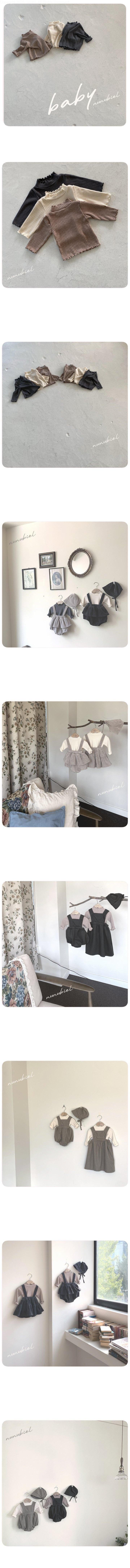 Nunubiel - Korean Baby Fashion - #babylifestyle - Bebe Lydia Turtleneck Tee - 2