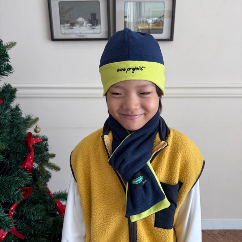 O Wa - Korean Children Fashion - #Kfashion4kids - Reversible Muffler - 3