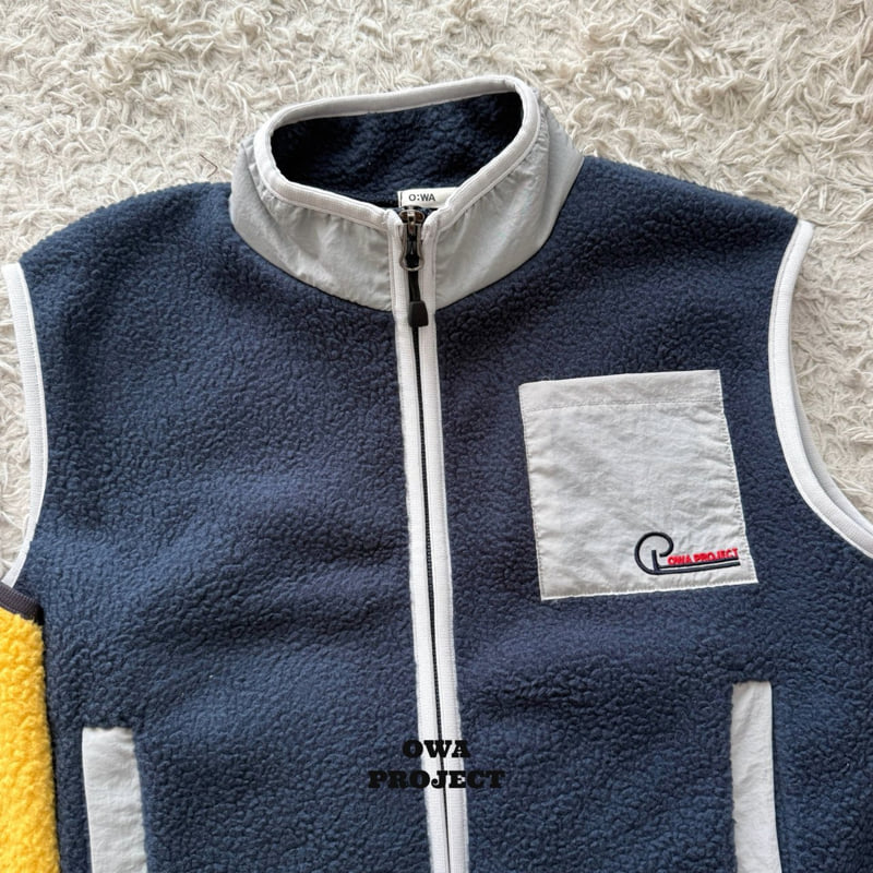 O Wa - Korean Children Fashion - #Kfashion4kids - Boucle Vest - 3