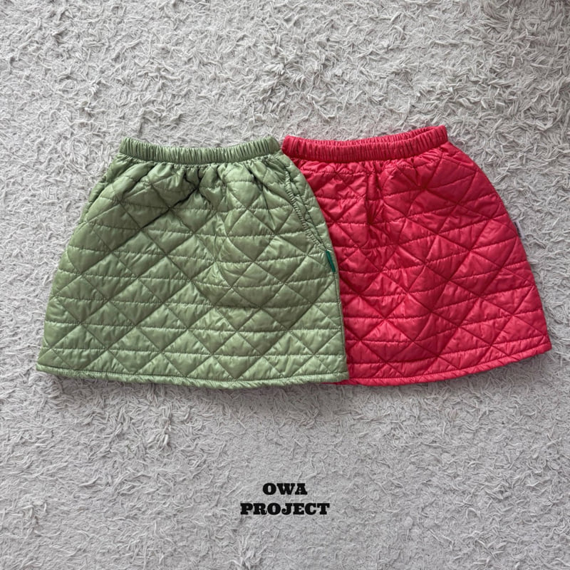 O Wa - Korean Children Fashion - #childofig - Quilted Skirt