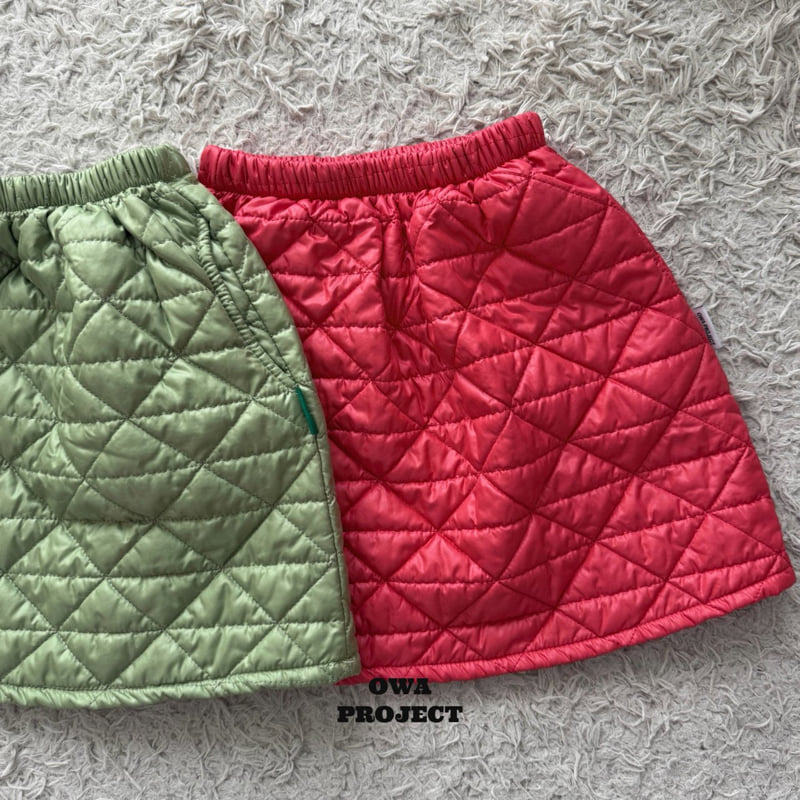 O Wa - Korean Children Fashion - #childrensboutique - Quilted Skirt - 2
