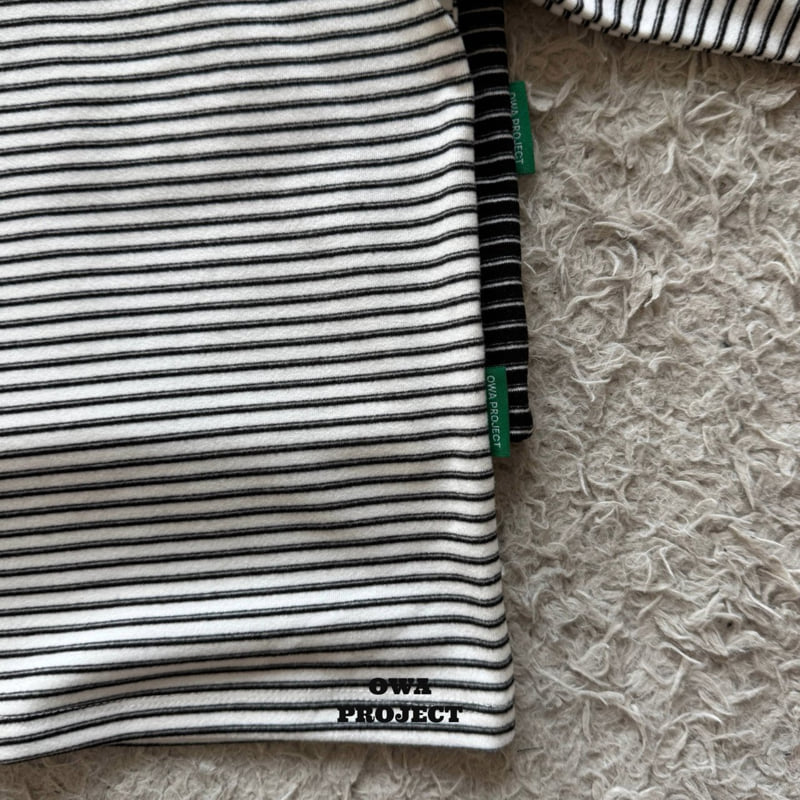 O Wa - Korean Children Fashion - #discoveringself - Short Turtleneck Tee - 2