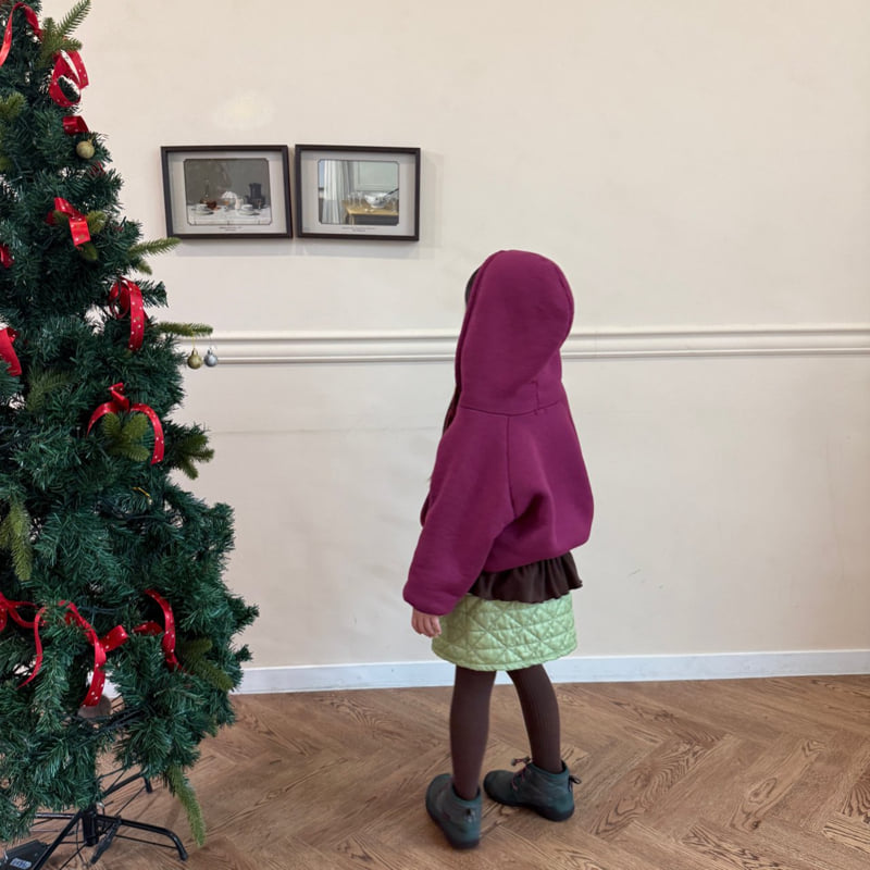 O Wa - Korean Children Fashion - #fashionkids - Quilted Skirt - 5