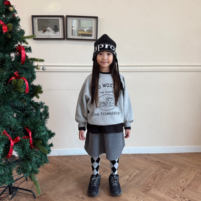 O Wa - Korean Children Fashion - #fashionkids - Two World Sweatshirt - 3
