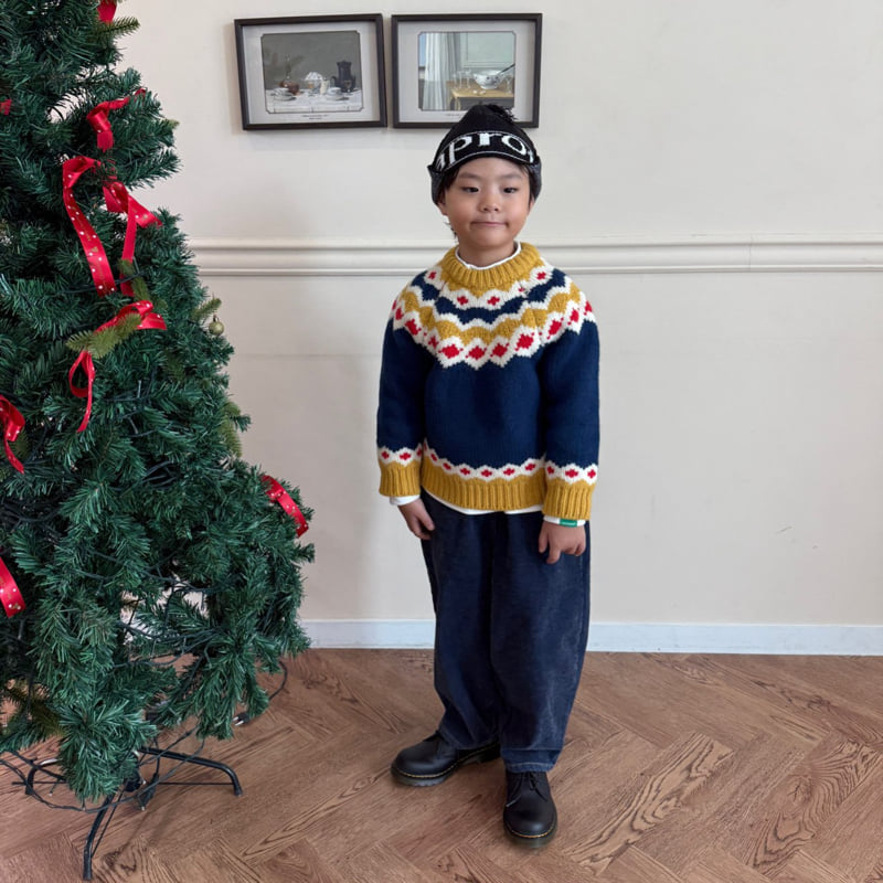 O Wa - Korean Children Fashion - #kidsshorts - Velvet Denim Pants - 8