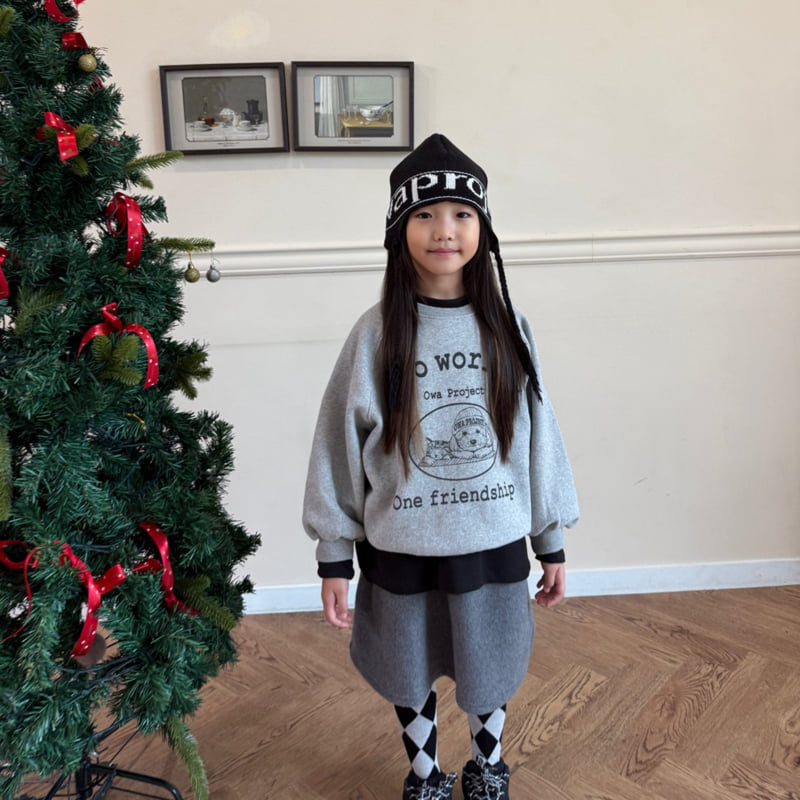 O Wa - Korean Children Fashion - #kidsstore - Two World Sweatshirt - 5