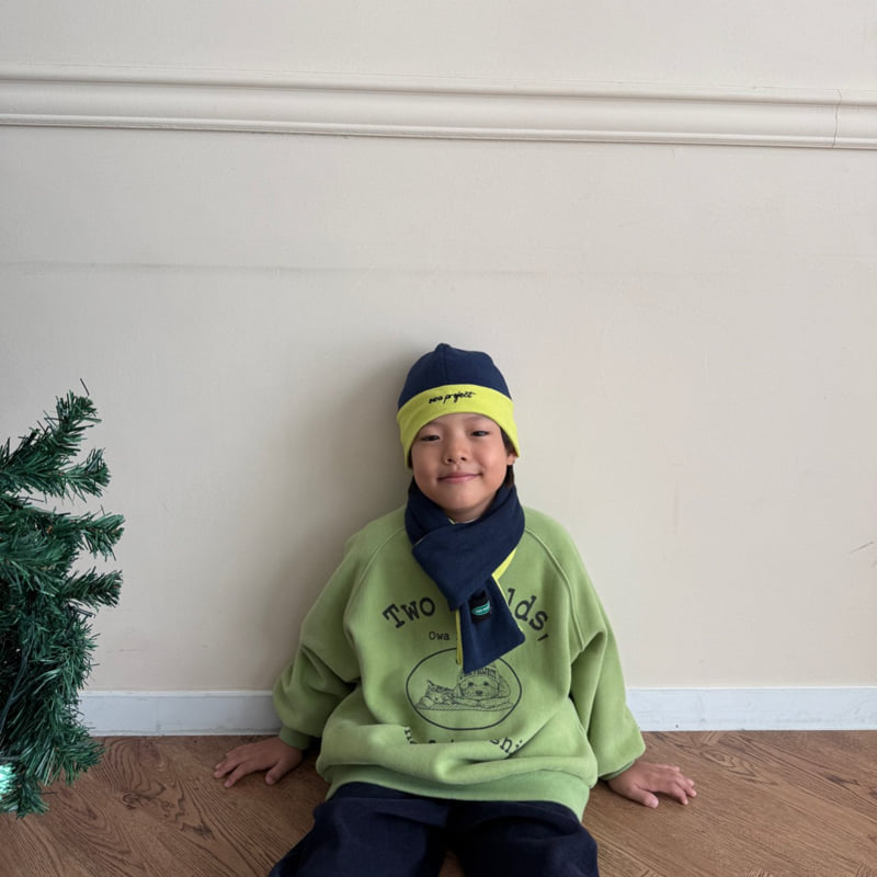 O Wa - Korean Children Fashion - #Kfashion4kids - Reversible Muffler - 4
