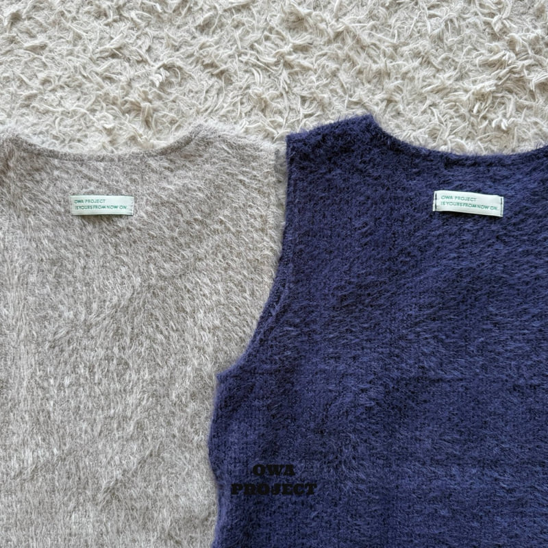 O Wa - Korean Children Fashion - #littlefashionista - Knit Vest - 2
