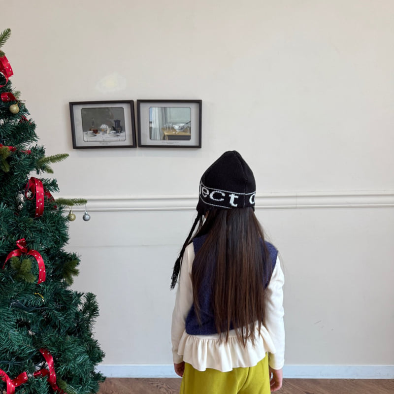 O Wa - Korean Children Fashion - #littlefashionista - Ribbon Beanie - 3