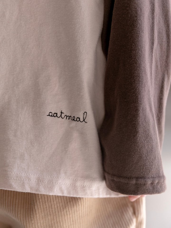 Oatmeal - Korean Children Fashion - #Kfashion4kids - Basic Raglan Tee - 2