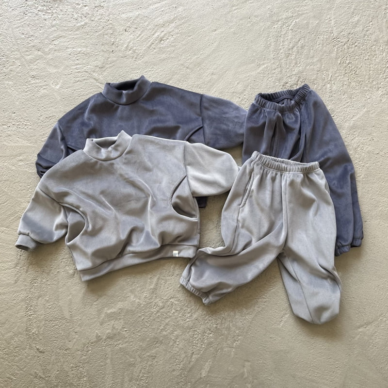 Oatmeal - Korean Children Fashion - #Kfashion4kids - Basic Pocket Set - 12
