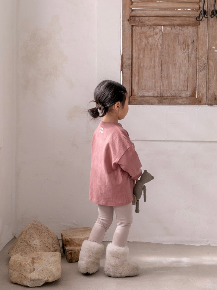 Oatmeal - Korean Children Fashion - #Kfashion4kids - Basic Leggings - 8