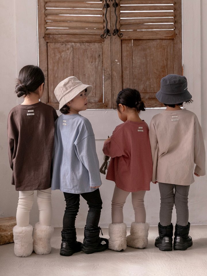 Oatmeal - Korean Children Fashion - #childofig - Basic Round Tee - 8