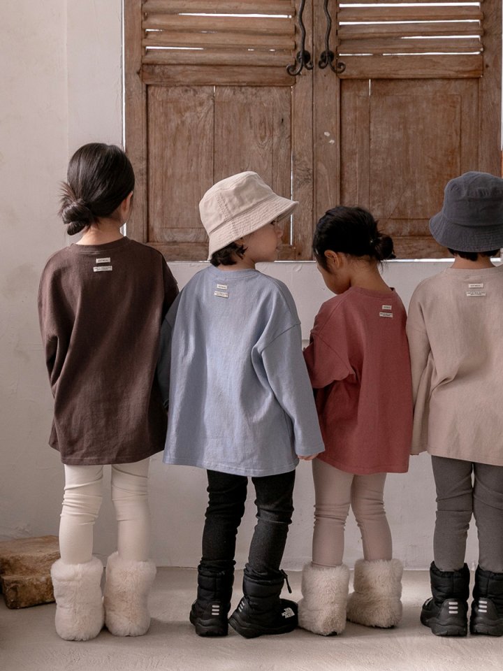 Oatmeal - Korean Children Fashion - #childofig - Basic Round Tee - 9