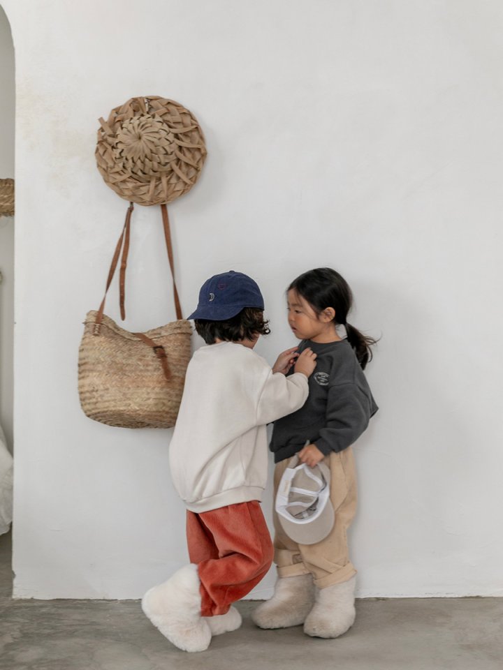 Oatmeal - Korean Children Fashion - #childofig - Basic Sweatshirt - 6