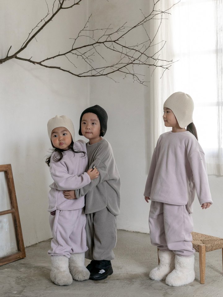 Oatmeal - Korean Children Fashion - #childofig - Basic Terry Set - 5