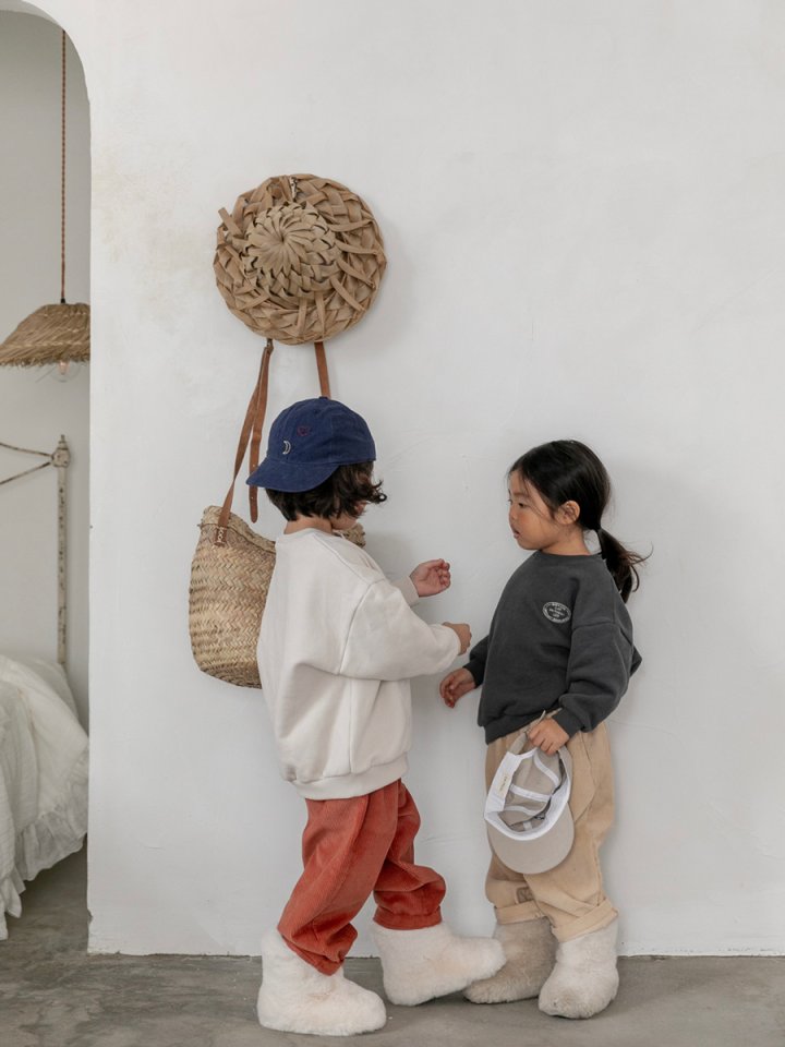 Oatmeal - Korean Children Fashion - #childrensboutique - Basic Sweatshirt - 7
