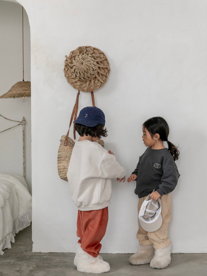Oatmeal - Korean Children Fashion - #designkidswear - Basic Sweatshirt - 8