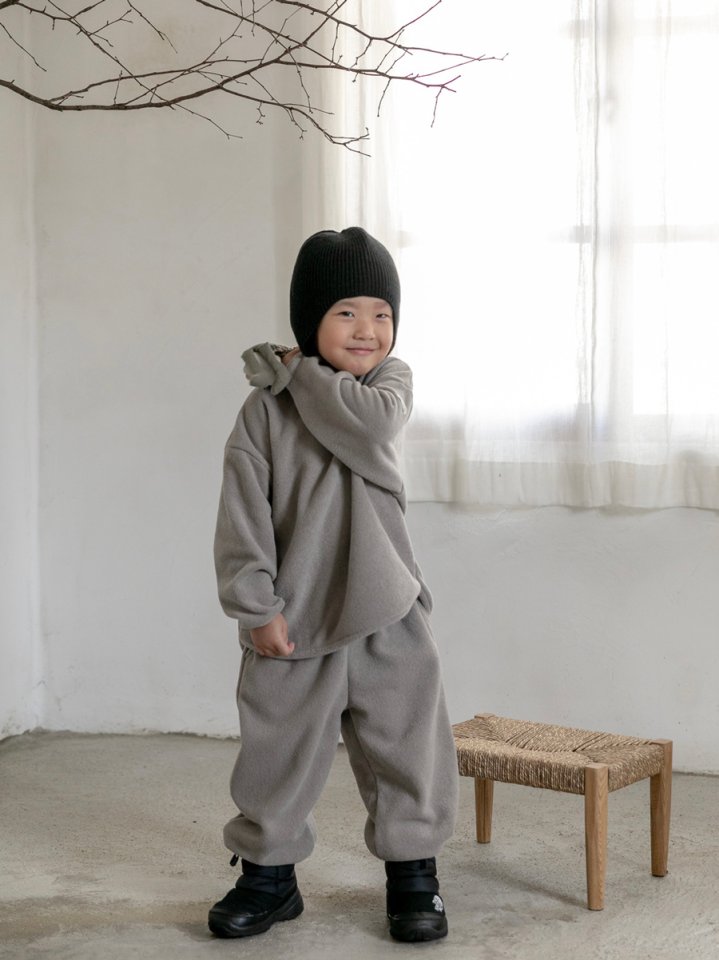 Oatmeal - Korean Children Fashion - #designkidswear - Basic Terry Set - 7