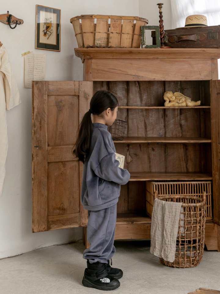 Oatmeal - Korean Children Fashion - #designkidswear - Basic Pocket Set - 6
