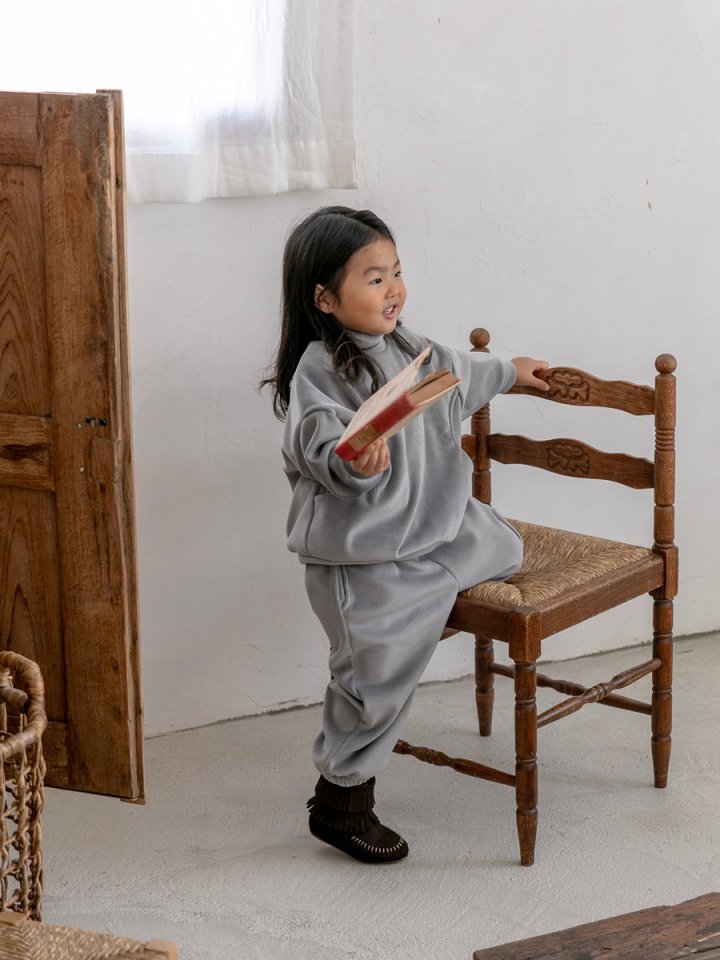 Oatmeal - Korean Children Fashion - #discoveringself - Basic Pocket Set - 7