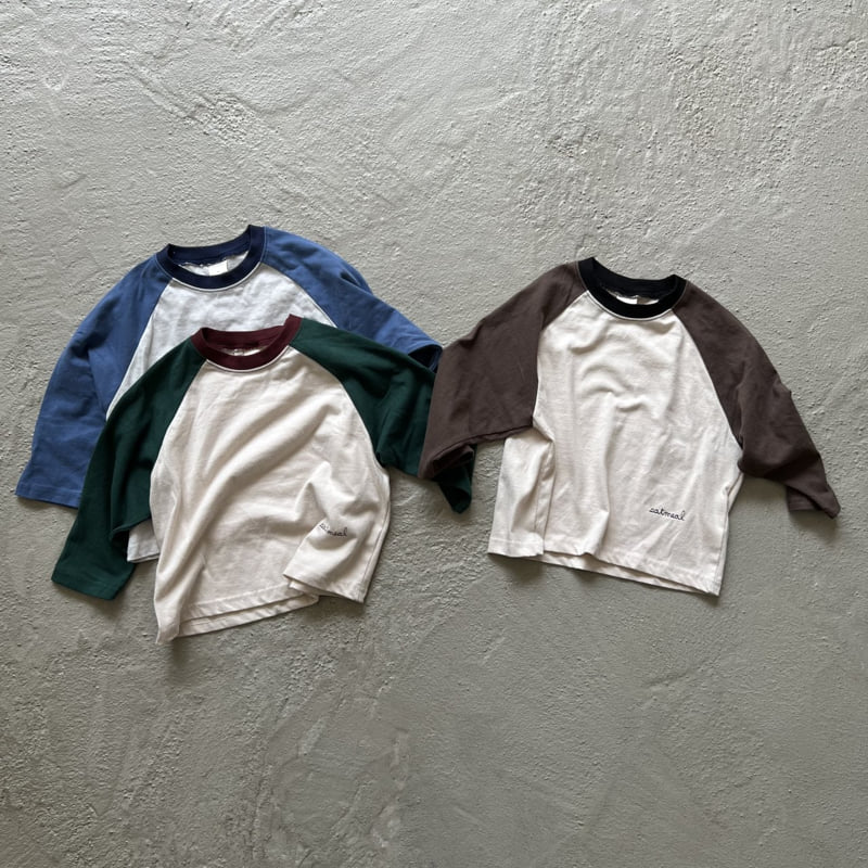 Oatmeal - Korean Children Fashion - #fashionkids - Basic Raglan Tee - 12
