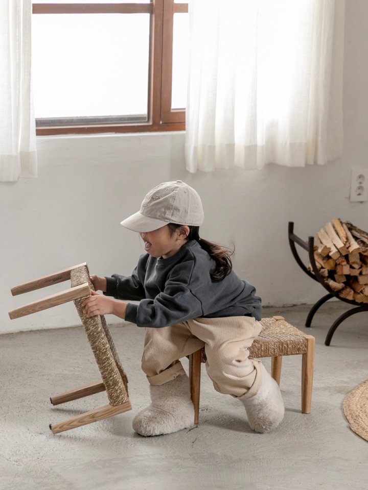Oatmeal - Korean Children Fashion - #fashionkids - Basic Sweatshirt - 10