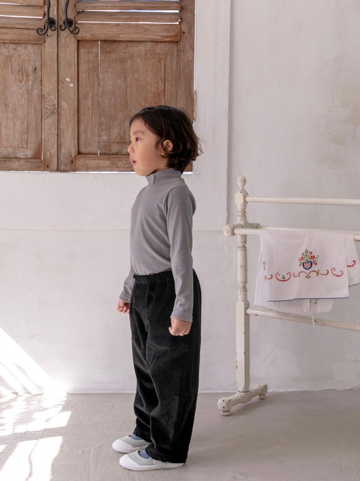 Oatmeal - Korean Children Fashion - #fashionkids - Basic Corduroy Pants - 6
