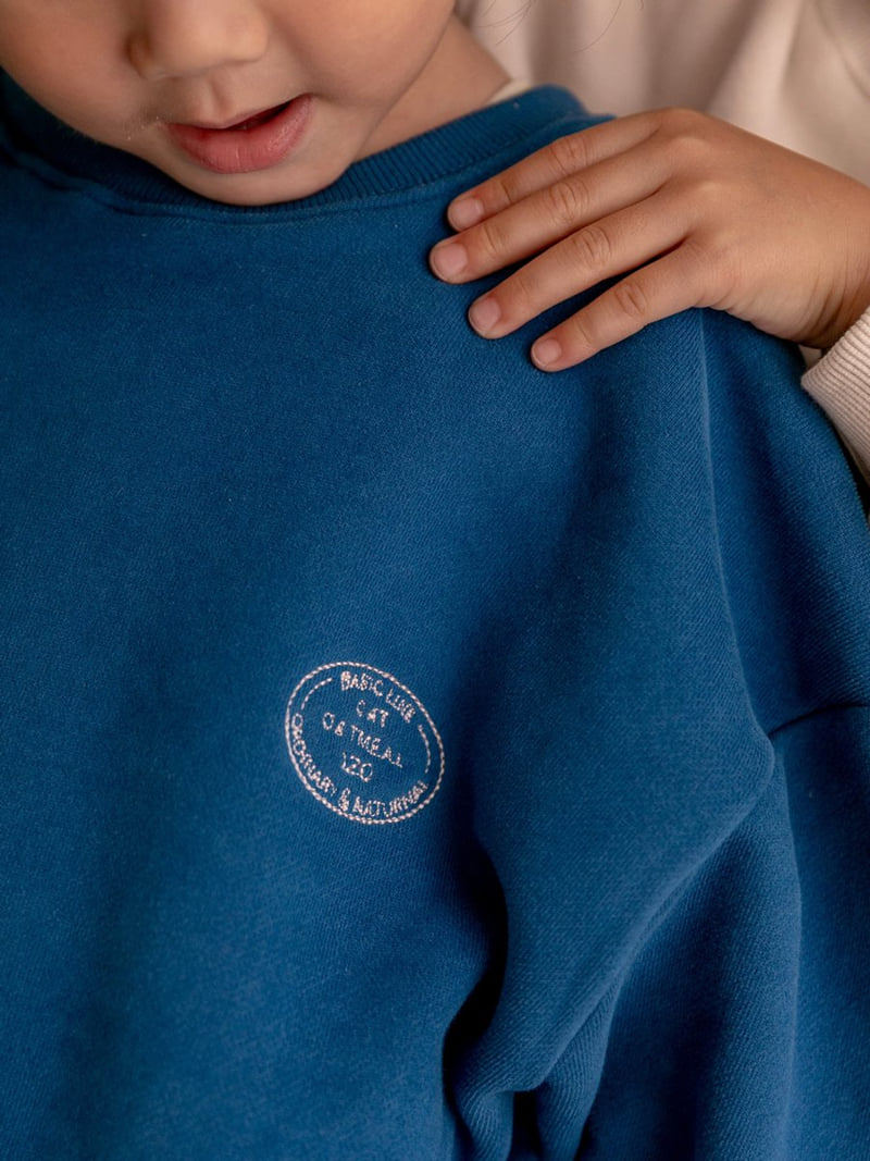 Oatmeal - Korean Children Fashion - #kidsshorts - Basic Sweatshirt - 11