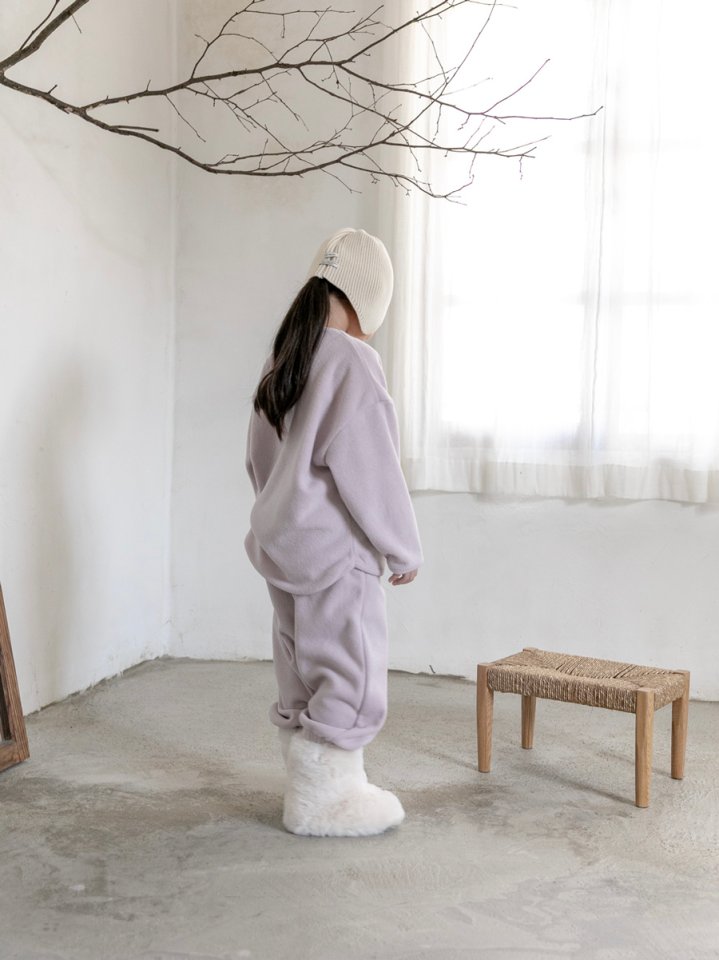 Oatmeal - Korean Children Fashion - #kidsshorts - Basic Terry Set - 10