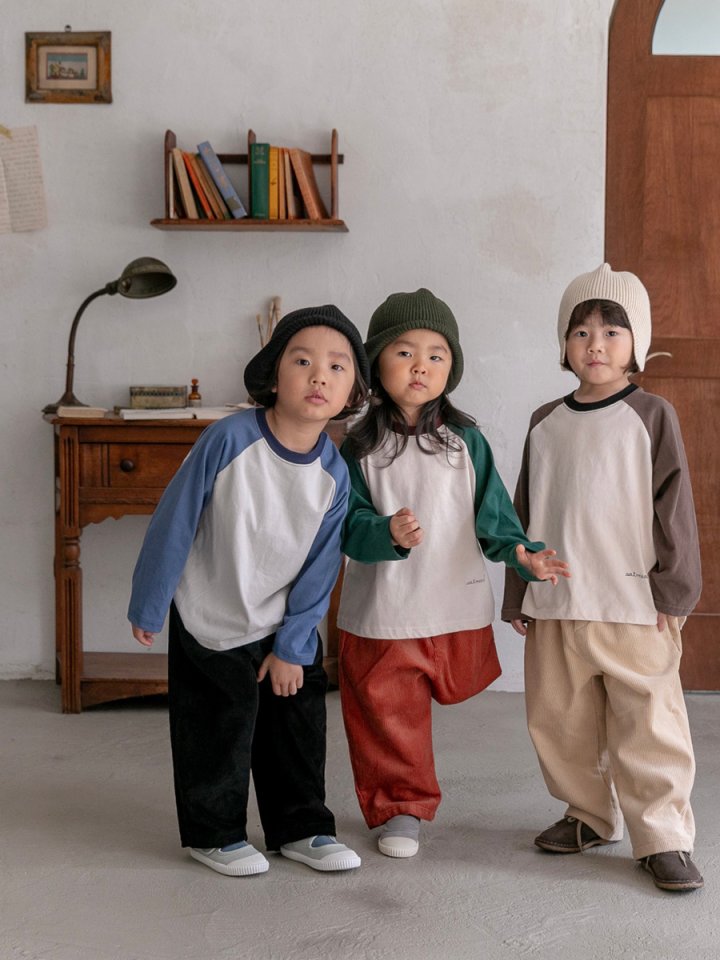 Oatmeal - Korean Children Fashion - #littlefashionista - Basic Raglan Tee - 3